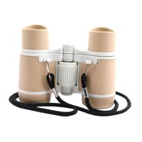 Magideal - Prismáticos Para Niños, Juguete A Prueba De Golpes, Mini Binoculares Compactos, Observación De Aves, 4X30, Juguete De Aumento Portátil Para Niños Para Café Negro