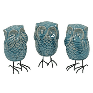 Muebles Santa Ana - Set 3 Búhos Sentidos