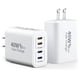 thumbnail image 1 of Bloque de carga TT&C USB C de 40 W con 4 puertos para iPhone Galaxy, paquete de 2, 1 of 7