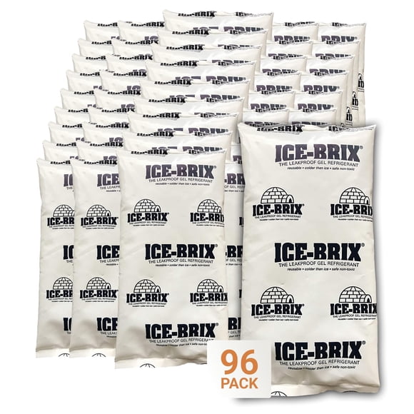 Paquetes de hielo AVIDITI Ice-Brix aptos para alimentos reutilizables (paquete de 96)