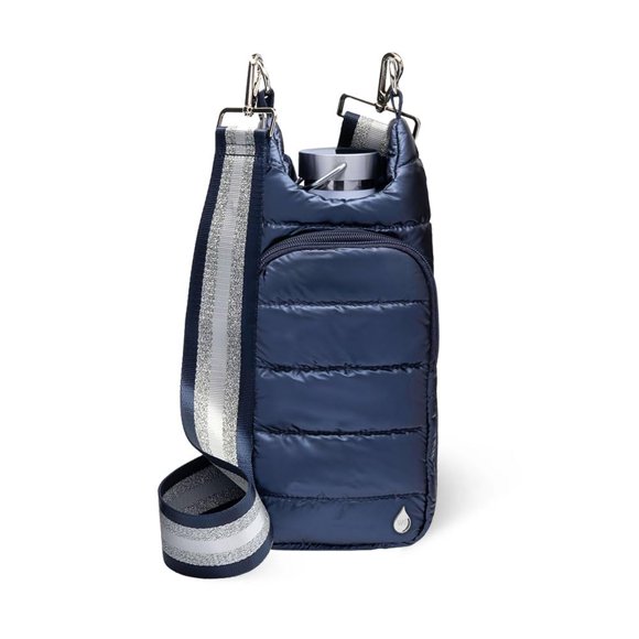 Bolso WanderFull con soporte para botella de 32 oz – Azul marino