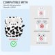 thumbnail image 4 of Funda PowerDriver de Silicona con Estampado de Vaca y Cordón para AirPods 4, 4 of 8
