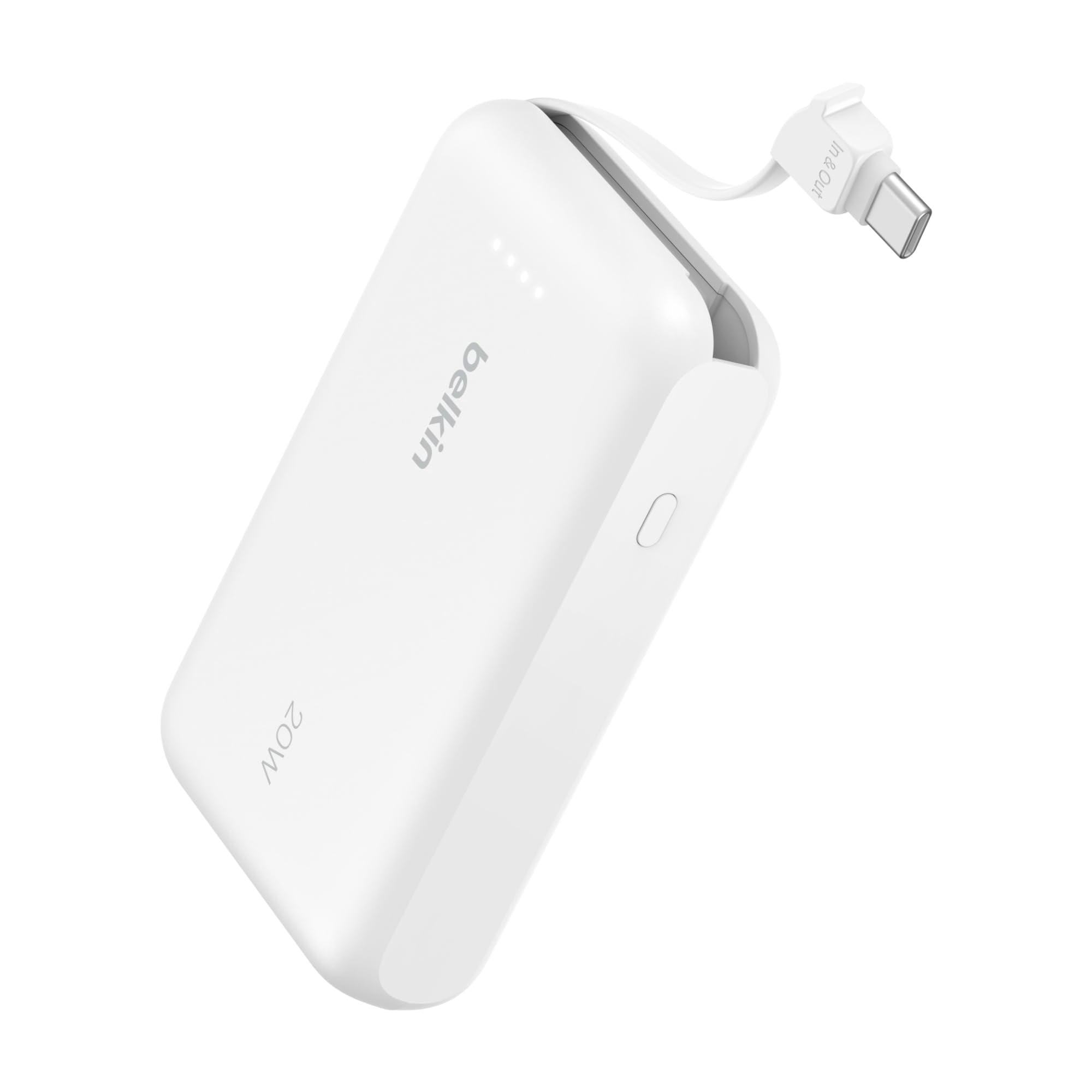 Batería Externa Belkin 10k Pd 20w Con Cable Integrado Para Iphone