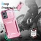 thumbnail image 3 of Funda Resistente para Motorola Moto G 5G 2023 con Tapa Deslizante y Protección Militar Rosa, 3 of 6