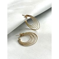 Collarbeauty - Aro Bañado En Oro 18K