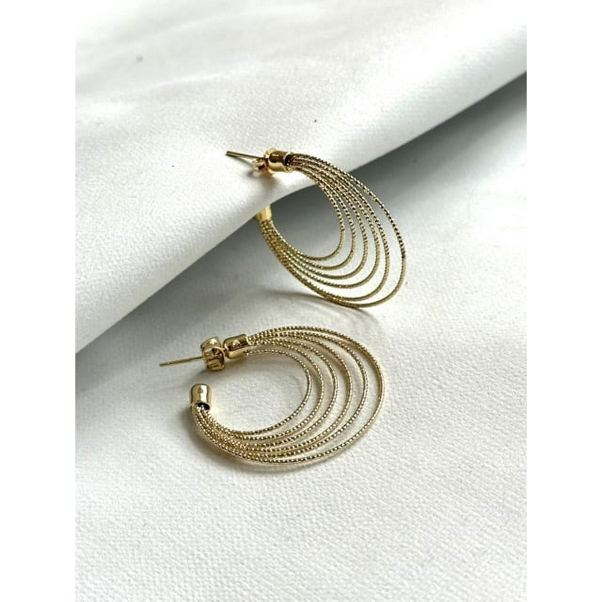 Collarbeauty - Aro Bañado En Oro 18k