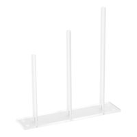 Ioensy - Soporte Acrílico Para Scrunchie, Organizador De Lazos Para El Cabello Para Brazalete, Cuerda Para El Cabello