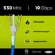 thumbnail image 2 of Cable Ethernet TRUE CABLE Cat6, elevador blindado de 500 pies, azul, 2 of 7