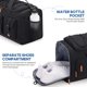 thumbnail image 5 of Bolsa de gimnasio Roadcheer 3 en 1 para viajes deportivos, 35 litros, con calzado y portátil, 5 of 9