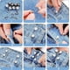 thumbnail image 4 of 36 piezas de extensores de hebilla de cintura ajustables para jeans, hebilla de cintura sin clavos, extensores de hebilla de jeans, reemplazo de botones para jeans sueltos (6 juegos), 4 of 7