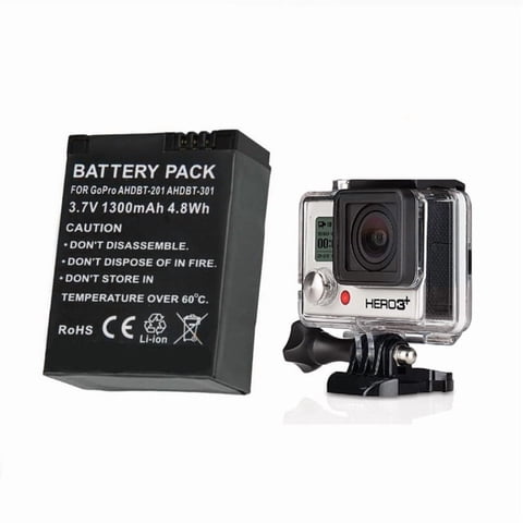 Shoot - Batería Recargable Para Gopro Hero 3 / 3+ De 1600 Mah