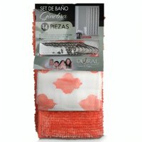Set De Baño 14 Piezas Ginebra / Silueta Coral – Doral