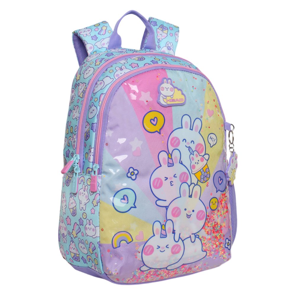 Head - Mochila Niña Bionica 2025 Future Gamer Negro 20 Lts