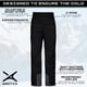 thumbnail image 3 of Pantalones de nieve Arctix Essential para hombre, color negro, talla M, 3 of 6