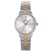 Westar - Reloj Profile Dos Tonos Acero Inoxidable Esfera Plateada Cuarzo 40215Spn607 Para Mujer