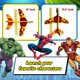 thumbnail image 4 of Planeador de espuma JA-RU Marvel pack de 3: Spiderman, Hulk e Iron Man, 4 of 6
