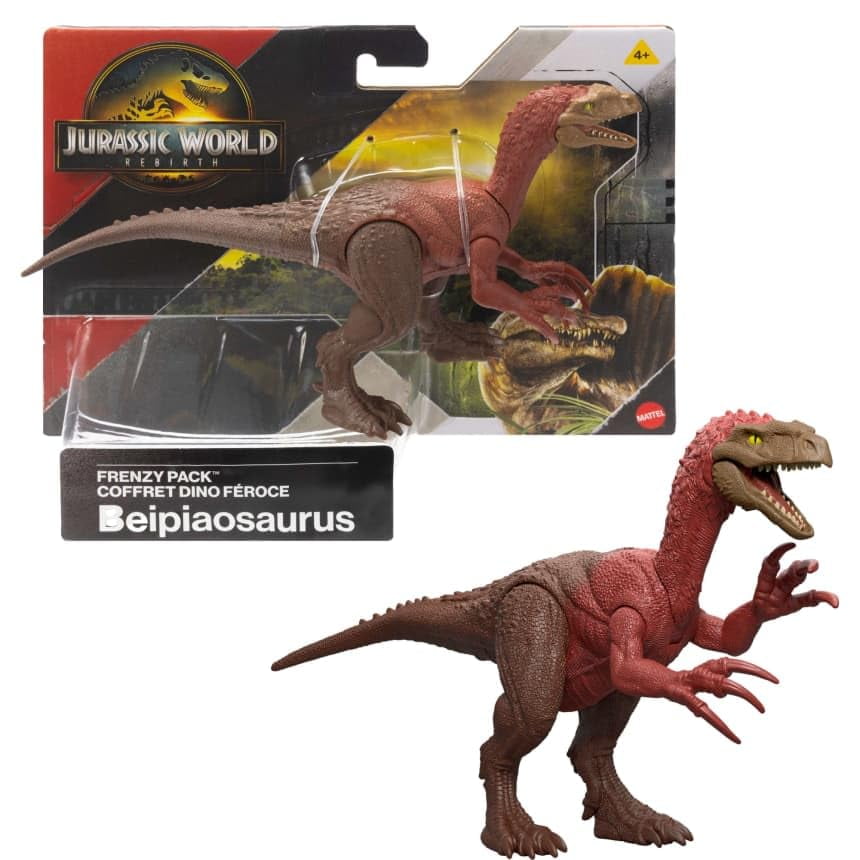 Figura De Dinosaurio Jurassic World Frenzy Pack Beipiaosaurus