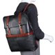 thumbnail image 4 of Mochila McKleinUSA Element Cuero de Ternera Granulado Pebble Bicolor 17" Negra, 4 of 4
