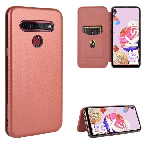 Funda Flip para FOXDOCK LG K51S - Funda magnética de negocios, funda protectora delgada