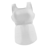 Ioensy - Protector De Pecho Y Abdomen Para Karate Femenino, Accesorio Multiusos Para Boxeo. Talla S.