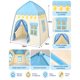 thumbnail image 5 of Casita Infantil con Cortinas Estrellas y Ventanas de Malla, 5 of 6