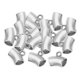 thumbnail image 2 of 50 Uds. Colgante De Collar De Cuentas De Agujero Grande Tubular Para Hacer Joyería Plateada, 2 of 5