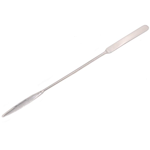 Espátula Lineco de 19 cm de doble punta de metal