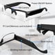 thumbnail image 3 of Cámara y gafas KoogFleur 1080P para grabación de vídeo de 64 GB, 3 of 6