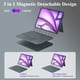 thumbnail image 3 of Funda con teclado WIWU para iPad Air 13 y Pro 12.9 con trackpad, gris, 3 of 8