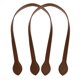 thumbnail image 1 of 2 piezas de correas de cuero para bolsos de 24 pulgadas (60 cm) con oreja, color café claro, 1 of 6