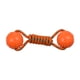 thumbnail image 1 of Dog Nylon Rope with Ball Pet Juguete, resistente, entretenimiento, Toy de masticación de perros de resistencia a la mordedura , Naranja, 1 of 5