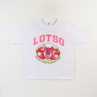 Polera Manga Corta Niña Blanco Lotso Toy Story Disney