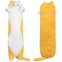 Oem - Peluche Almohada Alargado De Gato Kawaii Gato Abrazable