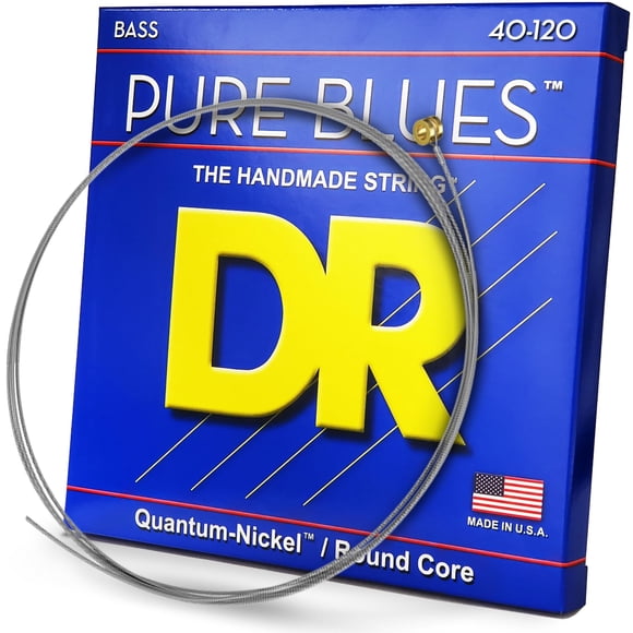 Cuerdas para bajo eléctrico DR Strings PURE BLUES PB5-40