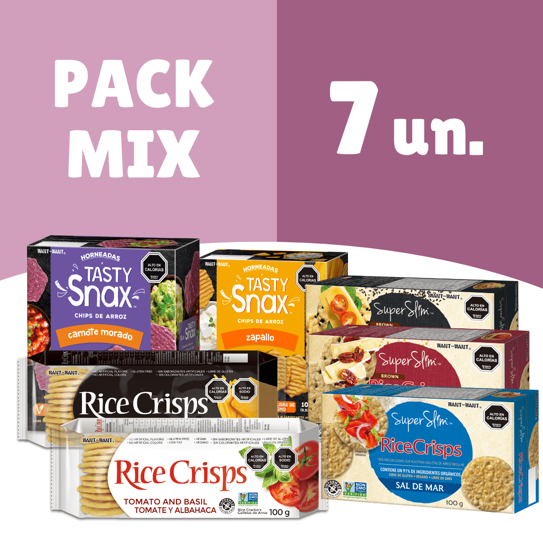 Ricecrisps/tasty Snax - Pack Galletas Ricecrisps Mix Aperitivo