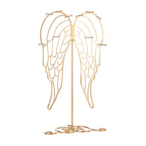 Ioensy - Organizador De Joyería Colgante Estante De Exhibición De Almacenamiento Independiente Para Anillos