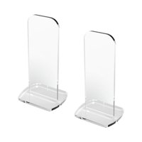 Ioensy - Soporte De Exhibición Para Guantes De Boxeo, Soporte Autografiado Para Gimnasio, Sala De Juegos, Transparente, 2 Piezas