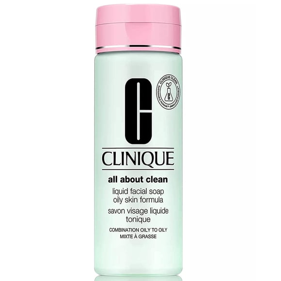 Jabón facial Clinique All About Clean Liquid Skin, 200 ml