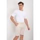 thumbnail image 3 of Short Hombre Bermuda Holgado Tipo Lino Pantalon Corto Casual 7148, 3 of 4