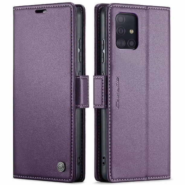 CaseMe tipo cartera Samsung Galaxy A51 4G con cierre magnético, RFID, tarjetero, soporte, carga inalámbrica