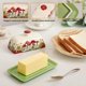 thumbnail image 3 of Mantequera Fungi Fun Mushroom Ceramic con tapa blanca estándar, 3 of 9