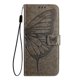 thumbnail image 2 of Funda cartera mariposa para Samsung Galaxy A17 con soporte y ranuras para tarjetas Gris, 2 of 5