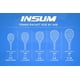 thumbnail image 5 of Raqueta de Tenis INSUM Premier Juvenil 19 pulgadas para Niños de 4 a 6 Años, 5 of 7