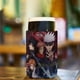 thumbnail image 5 of Jujutsu Kaisen Funda enfriadora de latas, aislante de bebidas para mantener frías o calientes, funda térmica plegable para latas, portabebidas reutilizable, 5 of 6