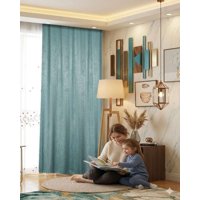 Mylhogar - Cortinas De Terciopelo Velvet Premium 2 Paños 140X230 Cm