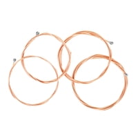 Bothyi - 4X Cuerdas De Bajo Guitarra Reemplazo Para Bajo Eléctrico Madera Latón Bajo Acústico