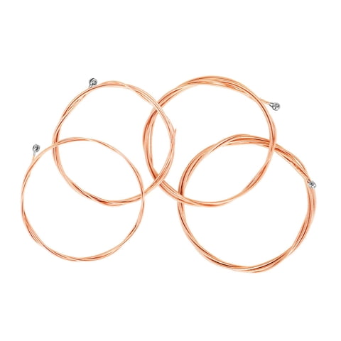 Bothyi - 4X Cuerdas De Bajo Guitarra Reemplazo Para Bajo Eléctrico Madera Latón Bajo Acústico