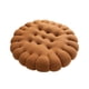 thumbnail image 3 of Cojín Con Forma De Galleta, Cojín Decorativo De Suelo Suave Para Regalo, Sala De Estar, Bar, Redondo, Marrón Oscuro, 3 of 5