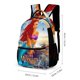 thumbnail image 2 of Sirena Negra Mochila Escolar para Niños y Niñas, Mochila Infantil de Alta Calidad Ligera, Grande y Duradera 43x15x32cm, 2 of 6