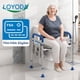 thumbnail image 2 of Elevadores para asiento de inodoro Loyoda, acolchados, elevados, con asas, 400 libras, 2 of 6